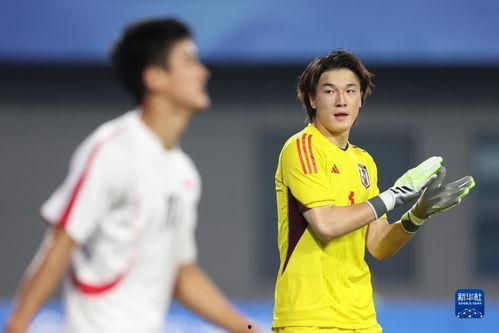 杭州亚运会足球男子组1_4决赛：日本vs朝鲜 上半场,上半场领先